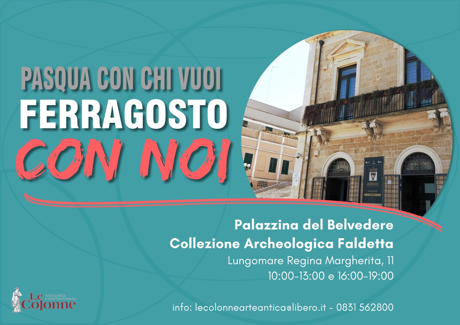 Visite guidate alla Palazzina del Belvedere – Collezione Archeologica Faldetta di Brindisi e al Castello Dentice di Frasso di Carovigno