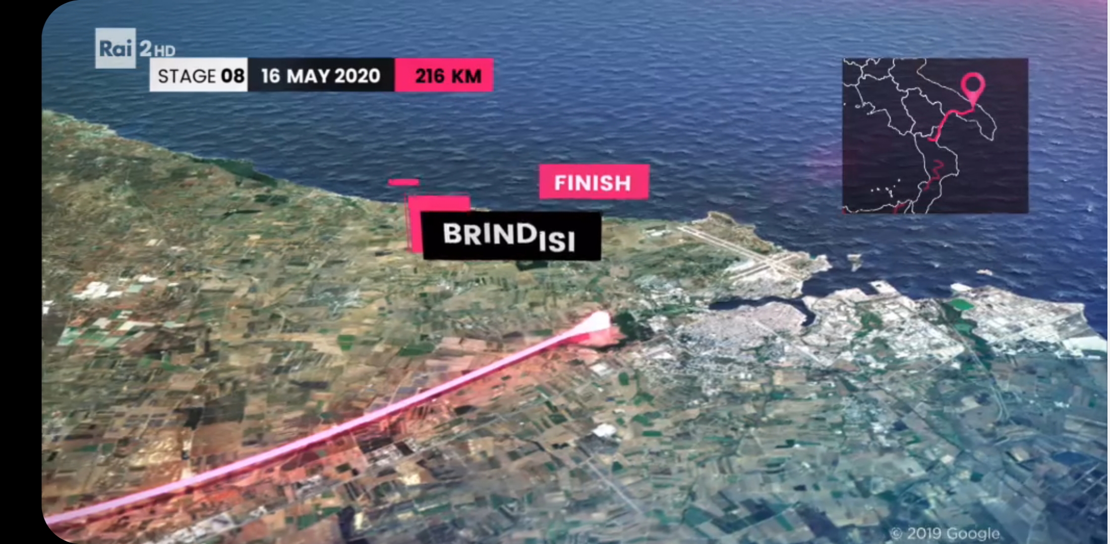 Giro d’Italia, ufficiale l’arrivo a Brindisi: “Un doveroso ringraziamento va alla Regione Puglia che ha consentito di raggiungere questo risultato”