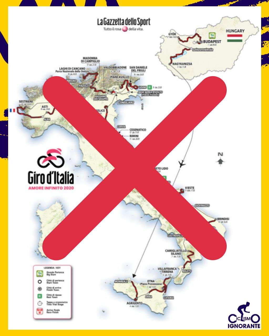 Ufficiale: rinviato il Giro d’Italia