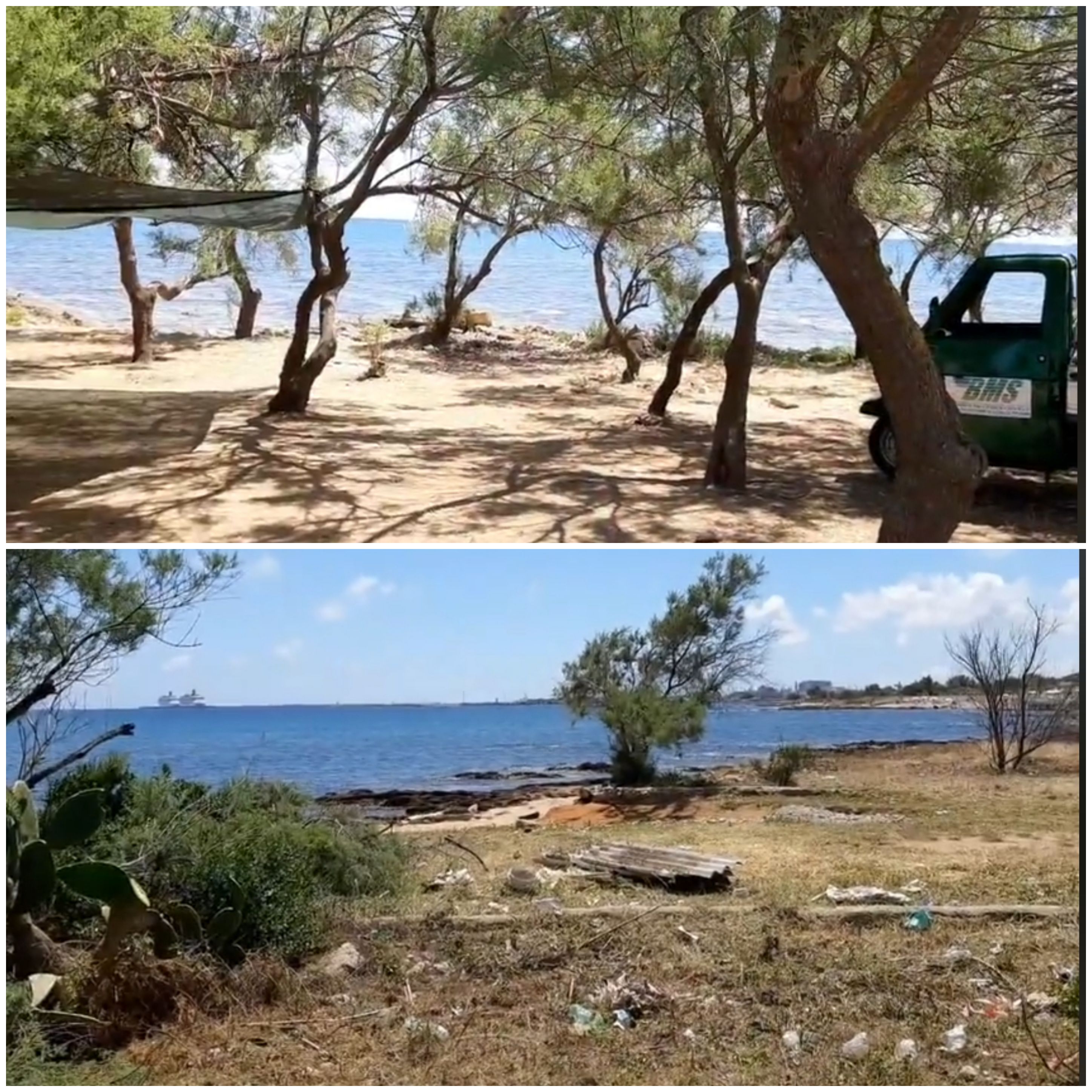 Spiagge e aree verdi pulite come non mai: adesso però via quelle discariche sulla costa