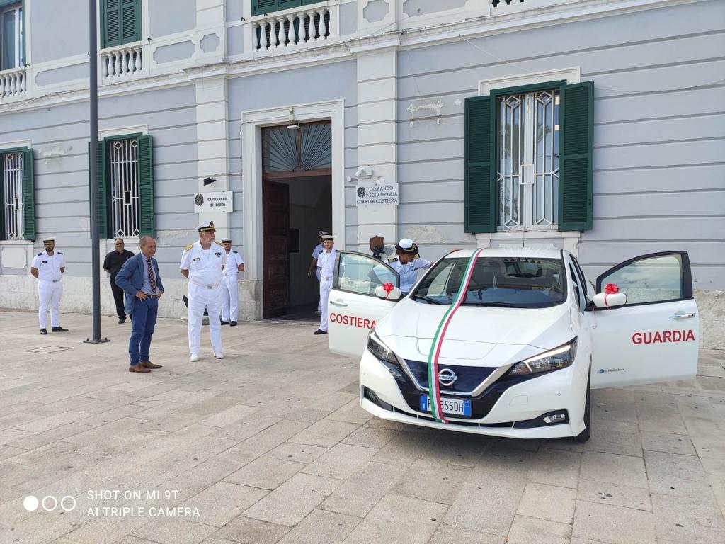 Consegnata alla Capitaneria di Porto la nuova auto full electric
