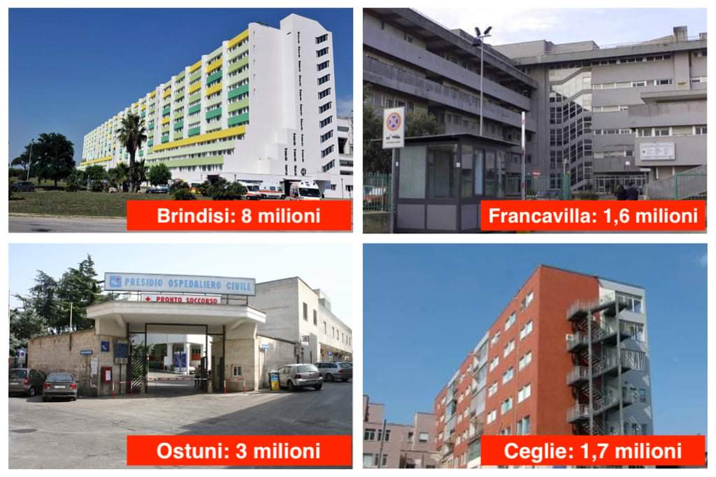 Bruno: “Per gli ospedali brindisini 15 mln”