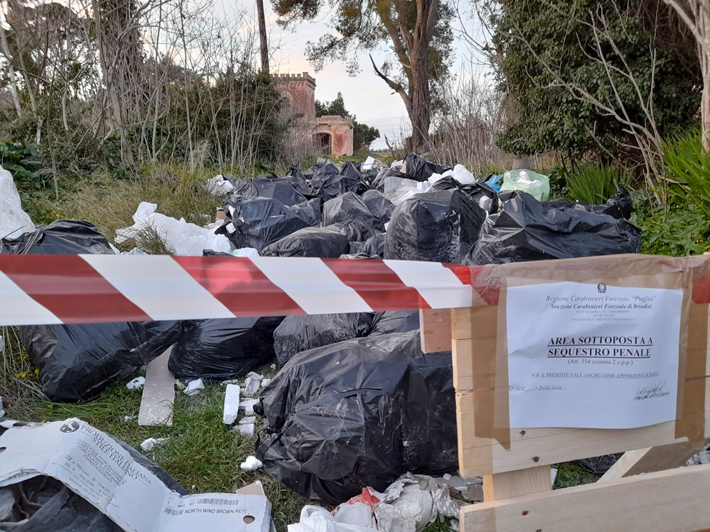 Situazione ambientale grave a Villa Pignacedda: area sequestrata dai carabinieri