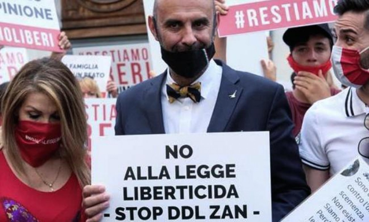 Riva Destra risponde al nostro editoriale sul DDL Zan