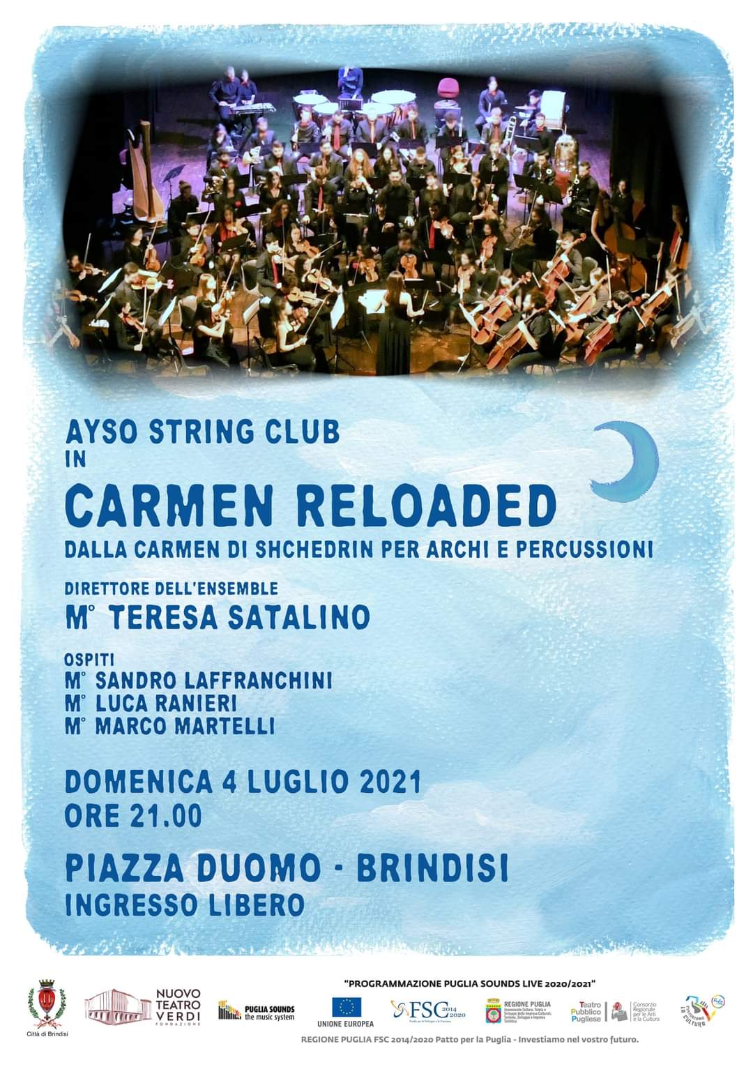 Il 4 luglio in Piazza Duomo concerto con le vibranti musiche della Carmen