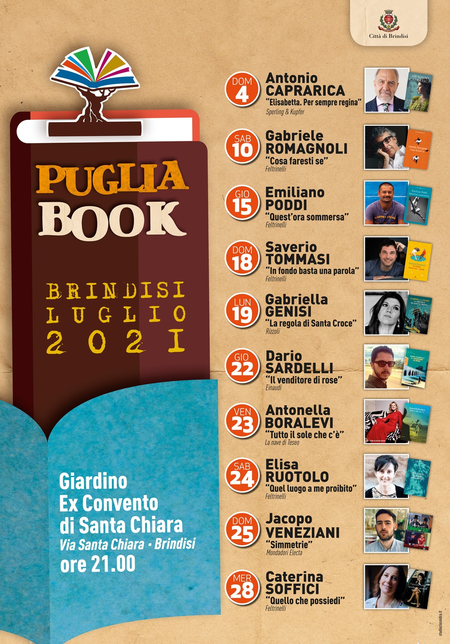 Al via il Puglia Book Brindisi dal 4 al 28 luglio