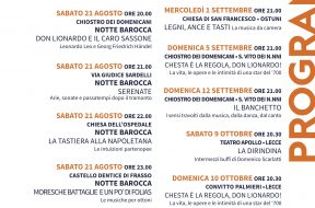 Programma Barocco Festival Leonardo Leo _ Edizione 2021