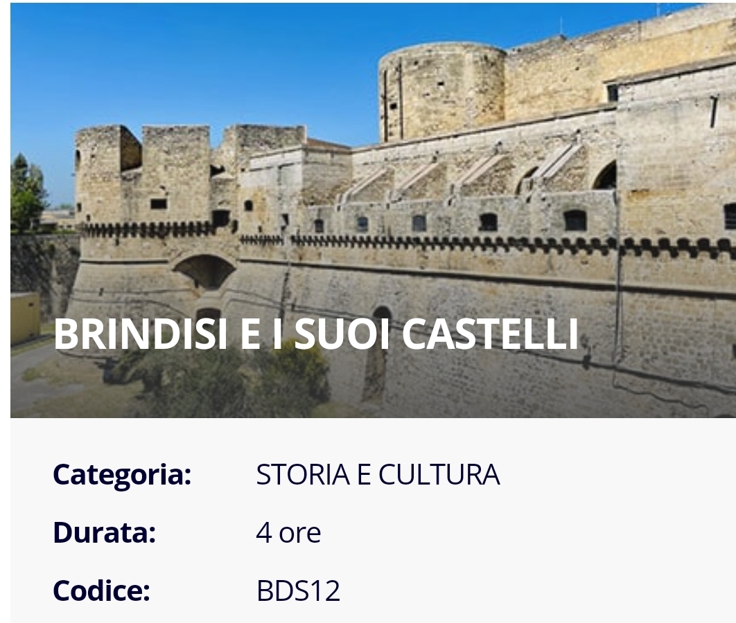 Msc inserisce l’escursione “Brindisi e i suoi castelli”. Un bel risultato targato Taveri