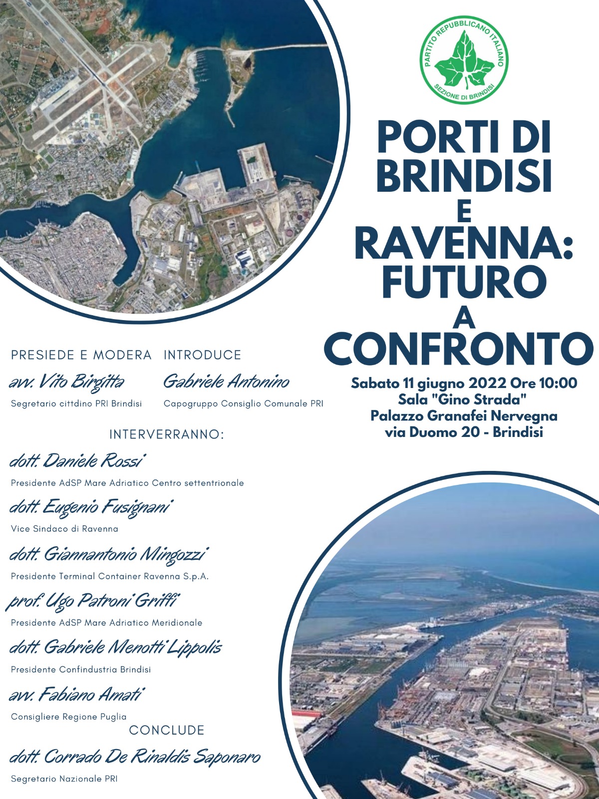 Convegno “Porti di Brindisi e Ravenna: futuro a confronto”
